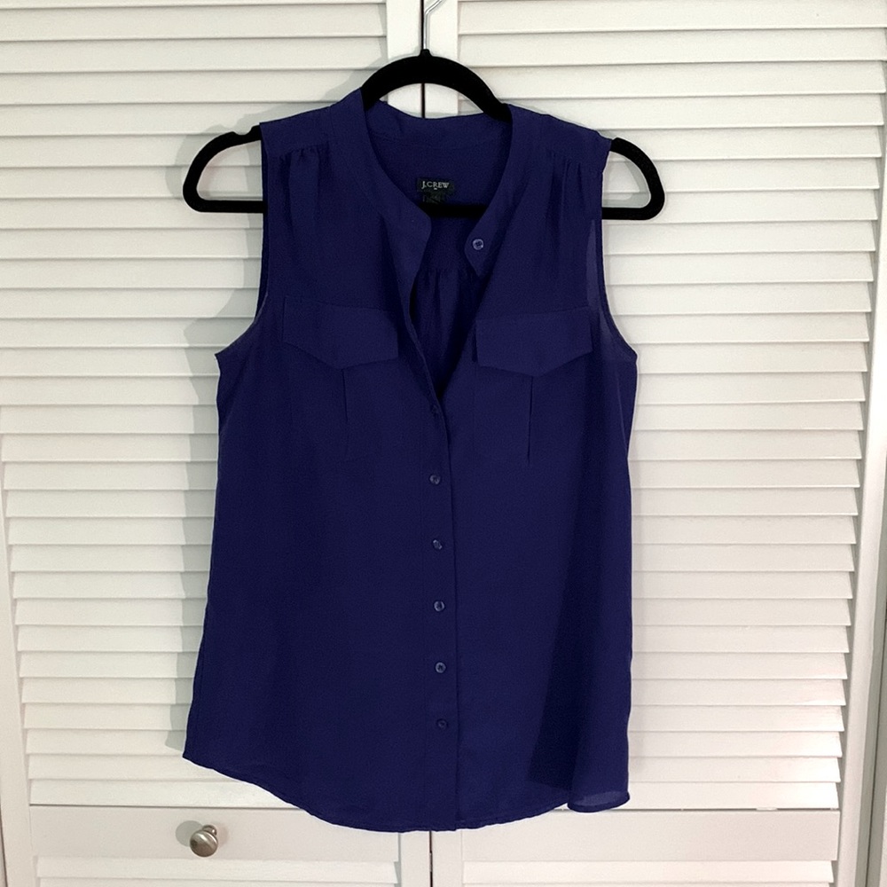 Indigo JCREW sleeveless top